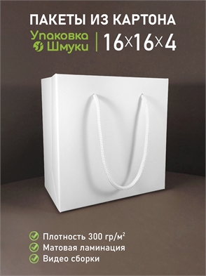 {{productViewItem.photos[photoViewList.activeNavIndex].Alt || productViewItem.photos[photoViewList.activeNavIndex].Description || 'Пакет 16х16х4 см белый со сборным дном с тиснением логотипа с белыми ручками'}}