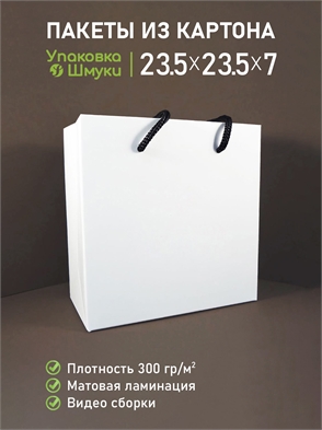 {{productViewItem.photos[photoViewList.activeNavIndex].Alt || productViewItem.photos[photoViewList.activeNavIndex].Description || 'Пакет 23,5х23,5х7 см белый со сборным дном с тиснением логотипа с черными ручками'}}