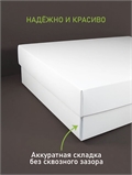 Коробка 15х15х5 см белая самосборная 15155_white