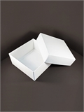 Коробка 15х15х5 см белая самосборная 15155_white